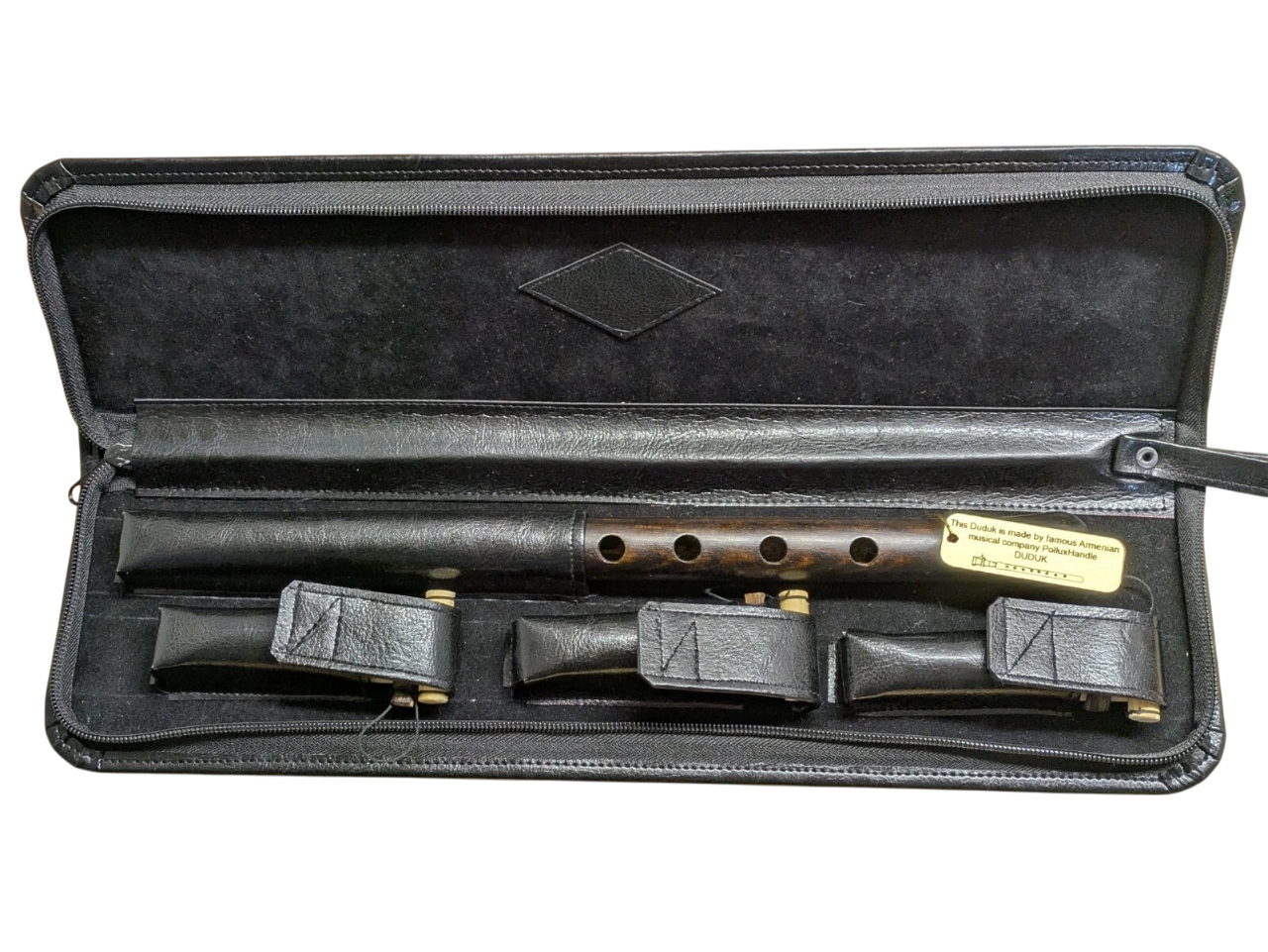 DUDUK Professional Armenian, Key A, Apricot Wood, Professional 3 Reeds, Leather Case, Playing Instruction