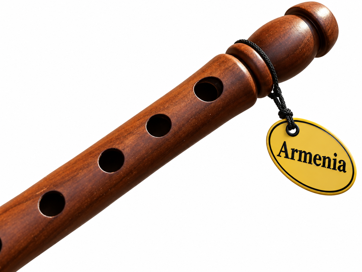 Professional Svirel Fa Diese, Wooden native kaval with Case, Professional Flute