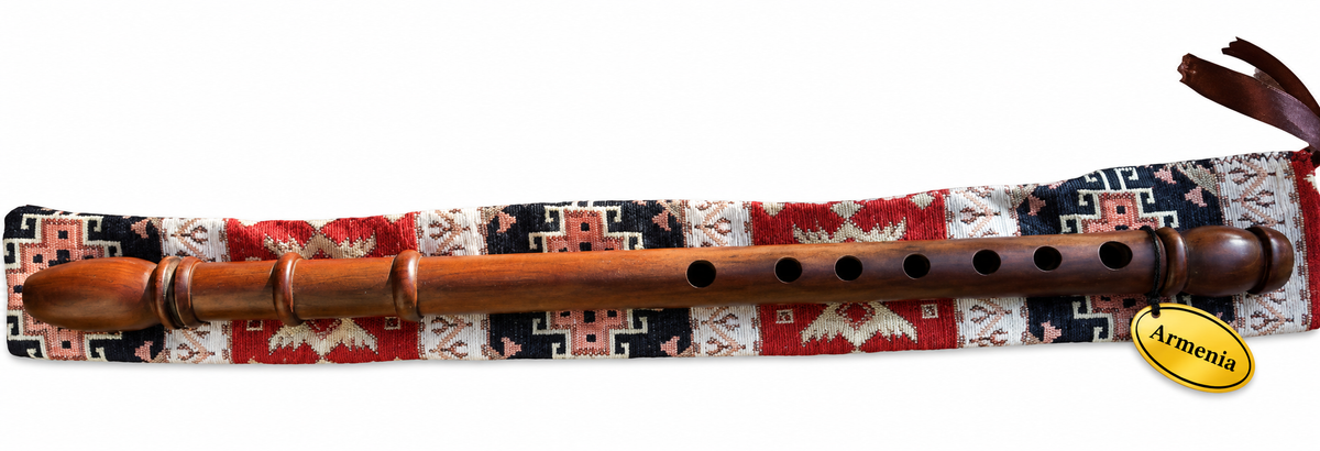 Professional Svirel Fa Diese, Wooden native kaval with Case, Professional Flute