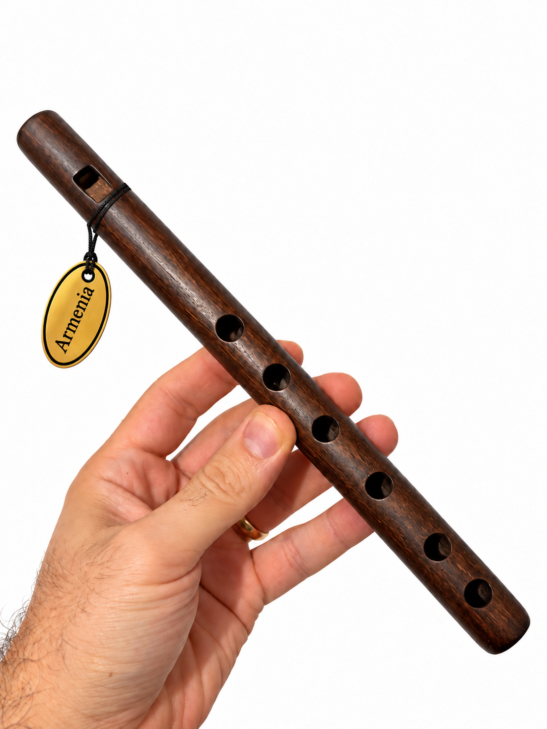 Armenian Flute, Apricot Wood, Taraz Case, Armenian Gift, Handmade Crafted Flute