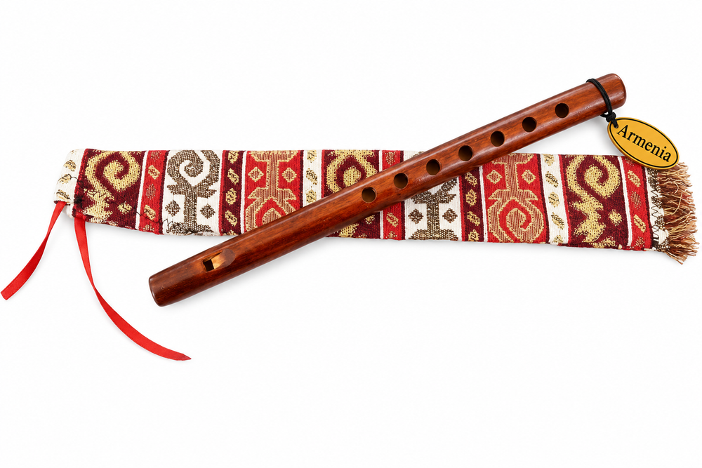 Professional Flute, Apricot Wood, Taraz Case, Classical Flute, Armenian Flute
