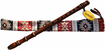Professional Svirel Fa Diese, Wooden native kaval with Case, Professional Flute