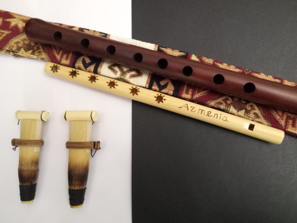 Armenian Duduk, Pro Duduk, Flute, 2 professional Reeds, Key A Duduk National Case, gift Flute and Playing Instruction